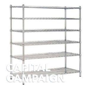 Stainless Steel Wire Shelves (24″ X 72″)