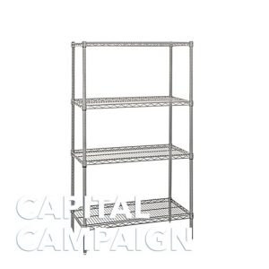Stainless Steel Wire Shelves (18″ X 54″)